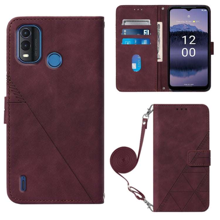 For Nokia G11 Plus Crossbody 3D Embossed Flip Leather Phone Case