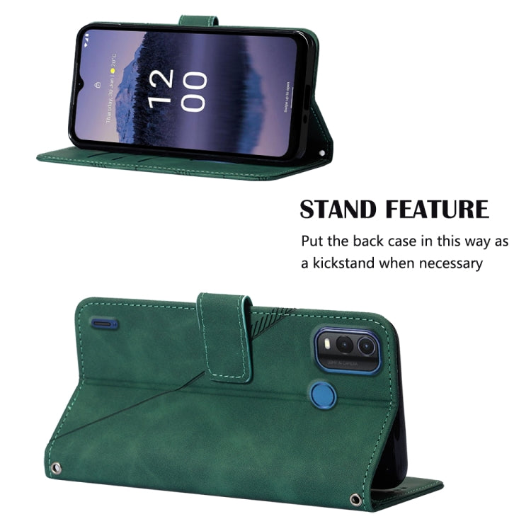For Nokia G11 Plus Crossbody 3D Embossed Flip Leather Phone Case