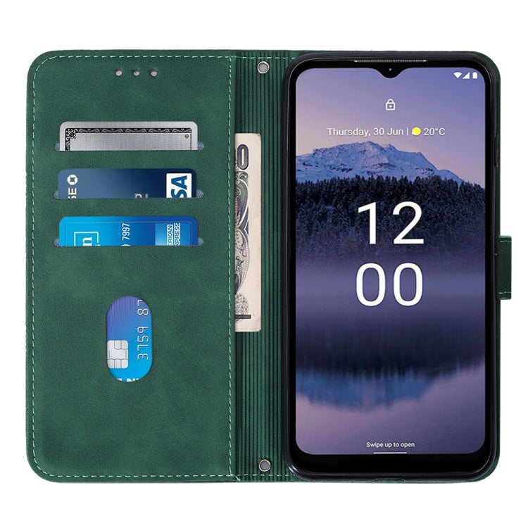 For Nokia G11 Plus Crossbody 3D Embossed Flip Leather Phone Case