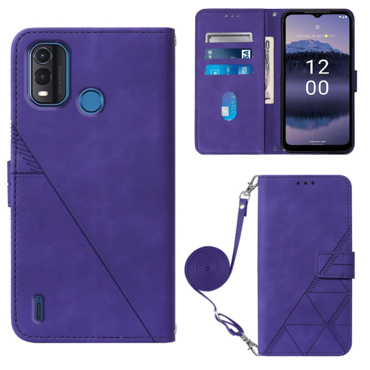 For Nokia G11 Plus Crossbody 3D Embossed Flip Leather Phone Case