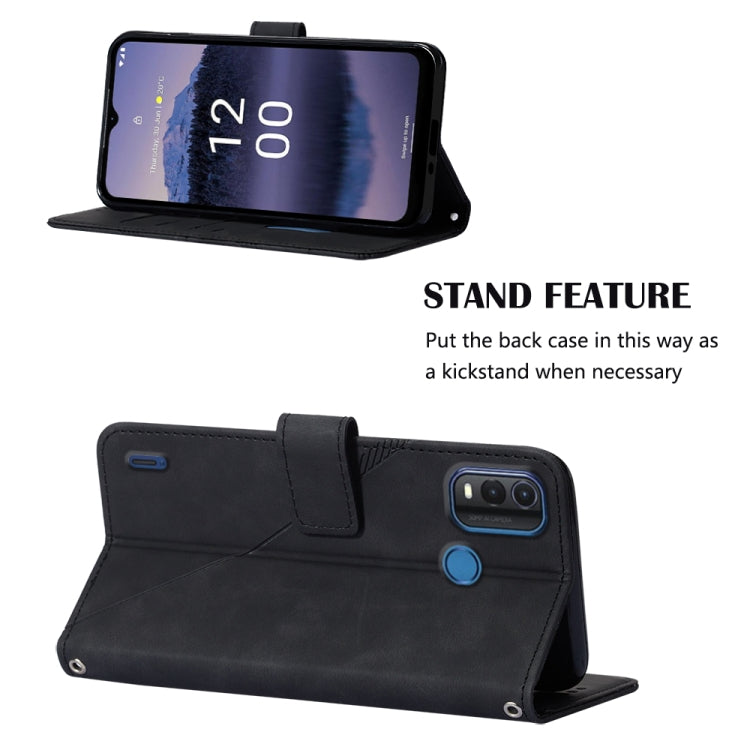 For Nokia G11 Plus Crossbody 3D Embossed Flip Leather Phone Case