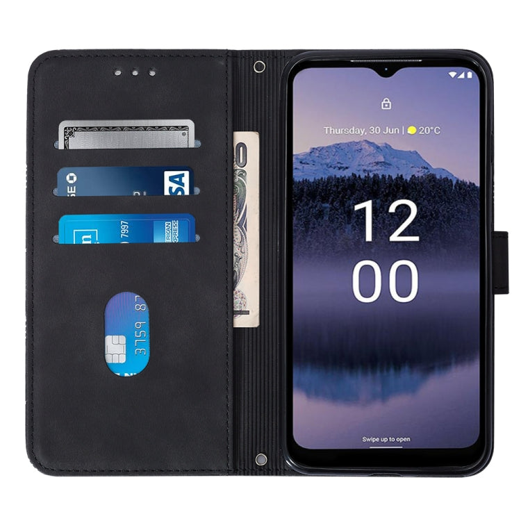 For Nokia G11 Plus Crossbody 3D Embossed Flip Leather Phone Case