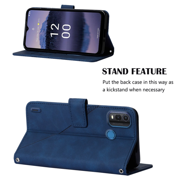 For Nokia G11 Plus Crossbody 3D Embossed Flip Leather Phone Case