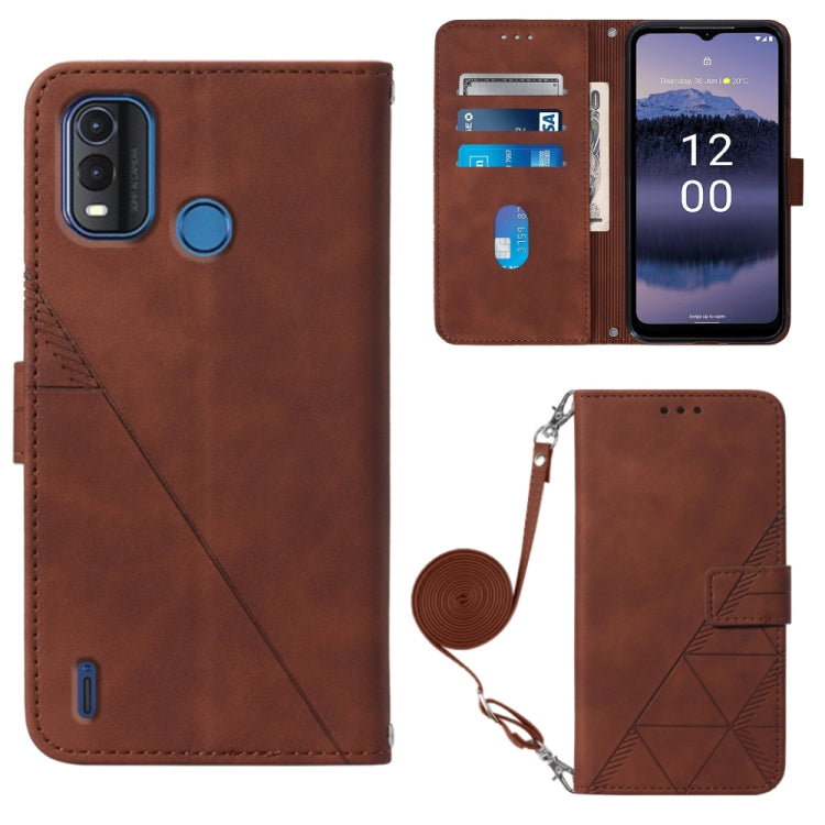For Nokia G11 Plus Crossbody 3D Embossed Flip Leather Phone Case