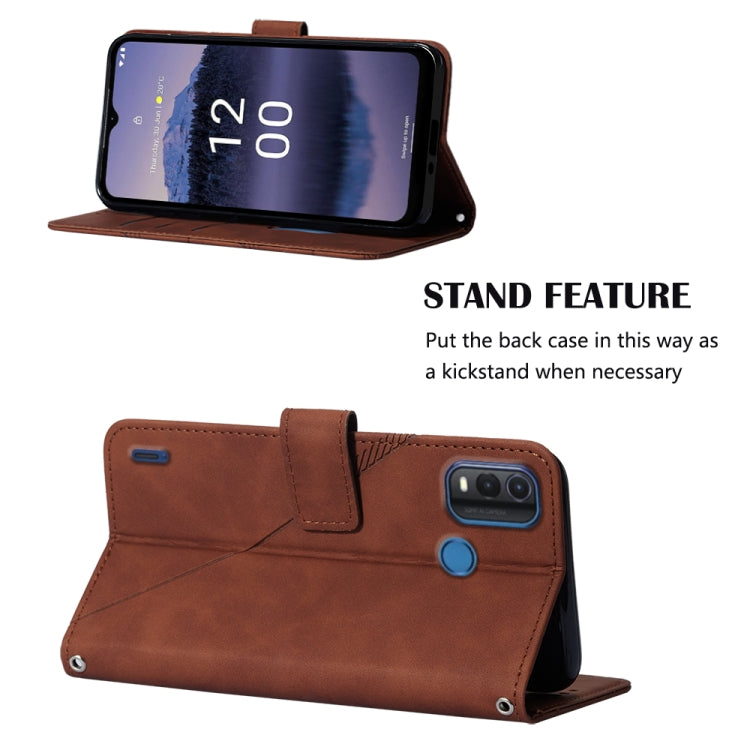 For Nokia G11 Plus Crossbody 3D Embossed Flip Leather Phone Case