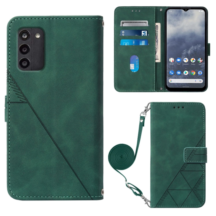 For Nokia G100 Crossbody 3D Embossed Flip Leather Phone Case