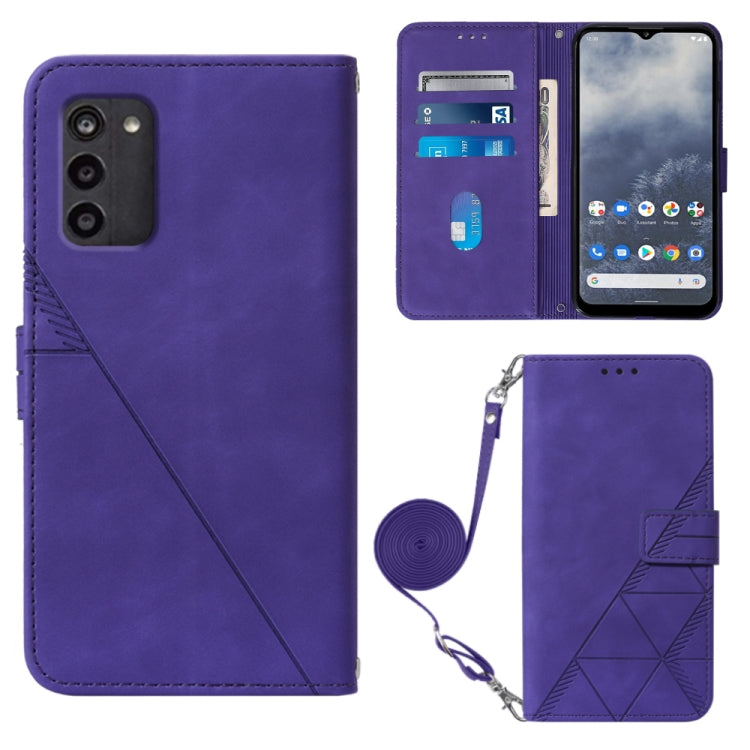 For Nokia G100 Crossbody 3D Embossed Flip Leather Phone Case