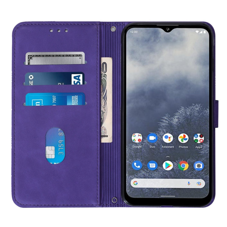 For Nokia G100 Crossbody 3D Embossed Flip Leather Phone Case