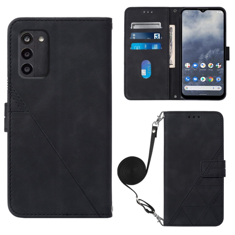 For Nokia G100 Crossbody 3D Embossed Flip Leather Phone Case