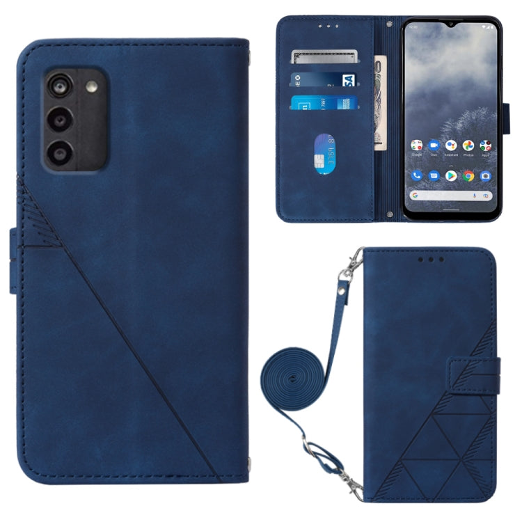 For Nokia G100 Crossbody 3D Embossed Flip Leather Phone Case