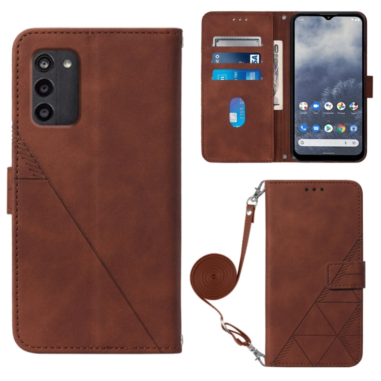 For Nokia G100 Crossbody 3D Embossed Flip Leather Phone Case