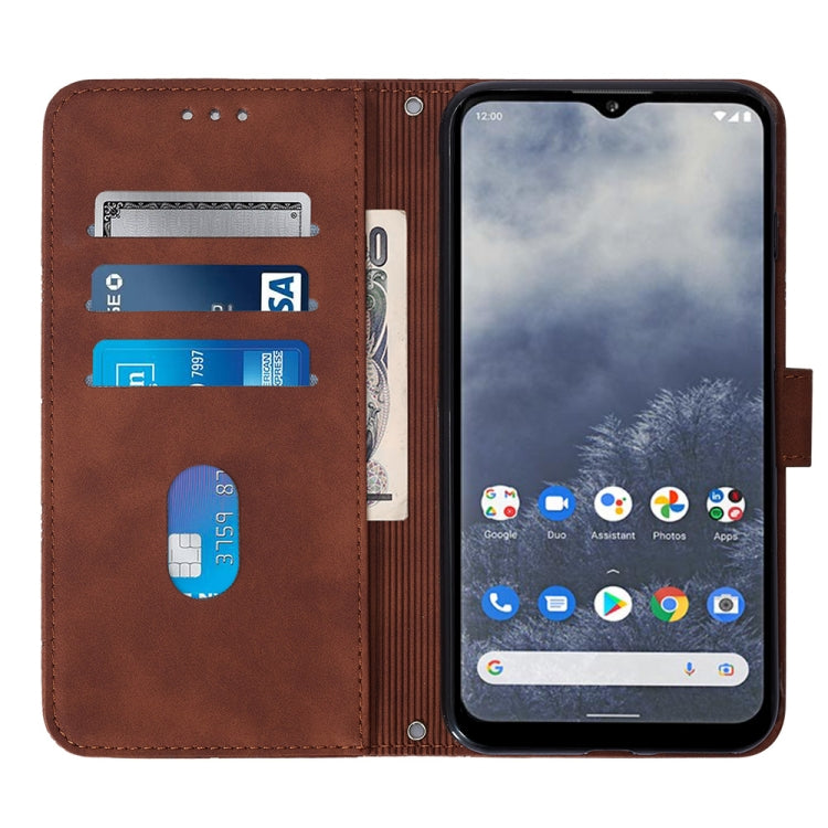 For Nokia G100 Crossbody 3D Embossed Flip Leather Phone Case