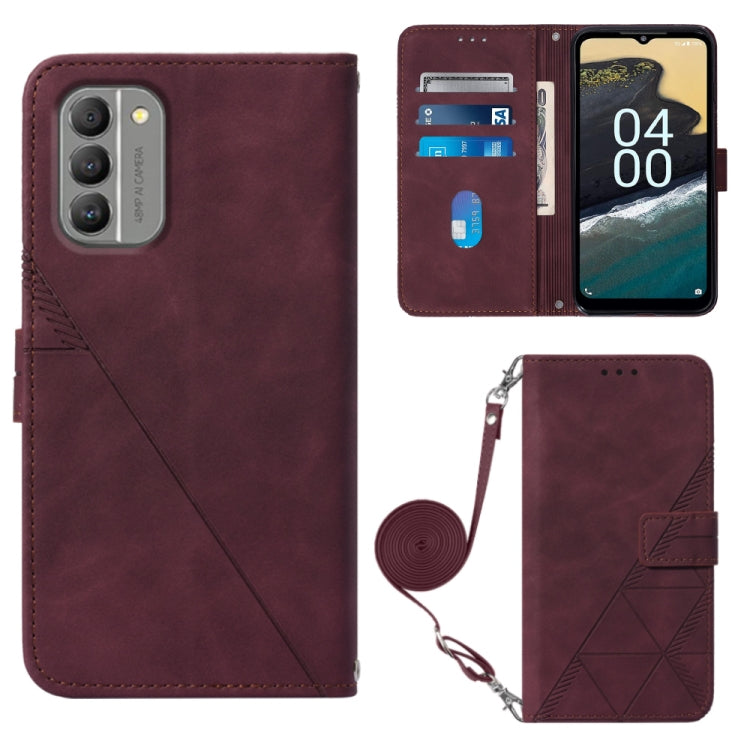 For Nokia G400 Crossbody 3D Embossed Flip Leather Phone Case