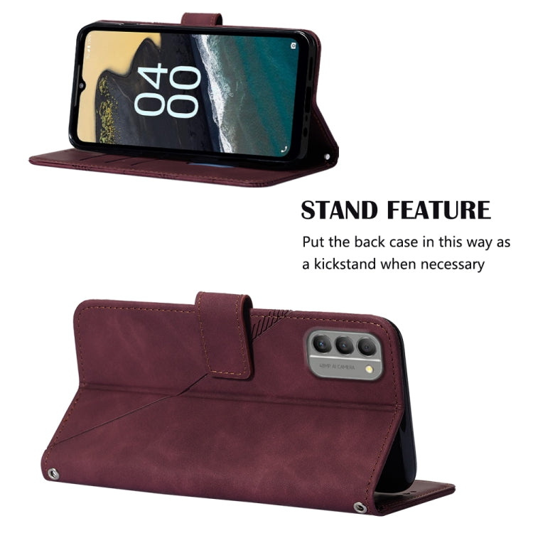 For Nokia G400 Crossbody 3D Embossed Flip Leather Phone Case