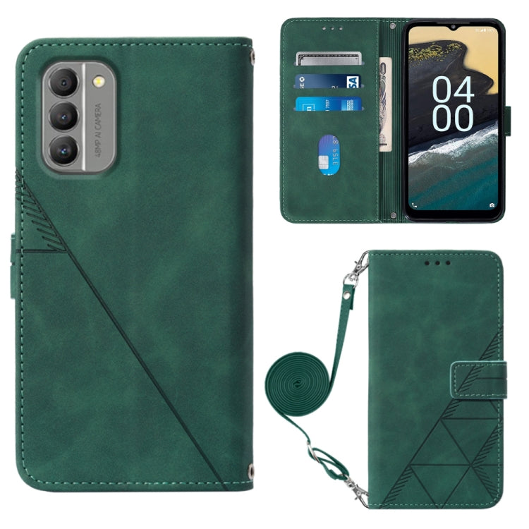 For Nokia G400 Crossbody 3D Embossed Flip Leather Phone Case