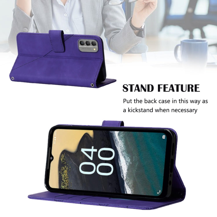For Nokia G400 Crossbody 3D Embossed Flip Leather Phone Case