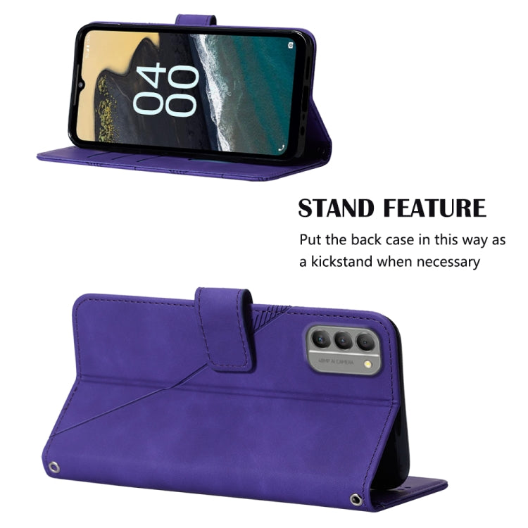 For Nokia G400 Crossbody 3D Embossed Flip Leather Phone Case