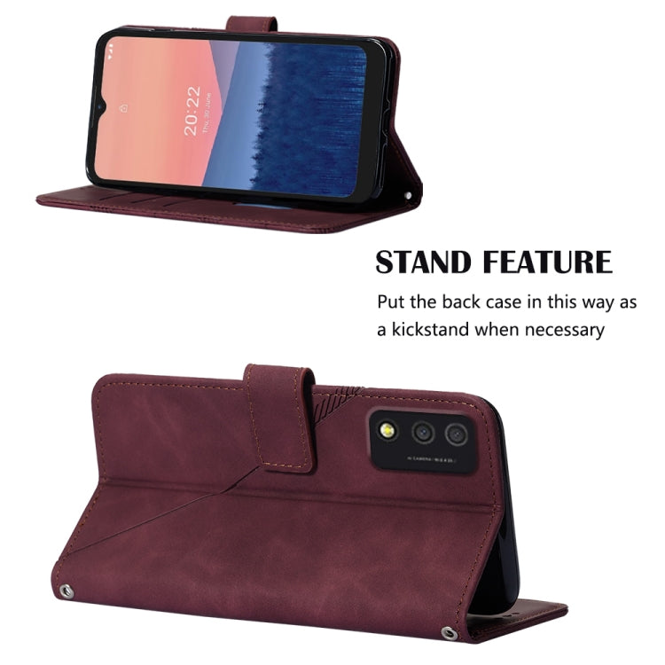 For TCL 30T T603DL Crossbody 3D Embossed Flip Leather Phone Case