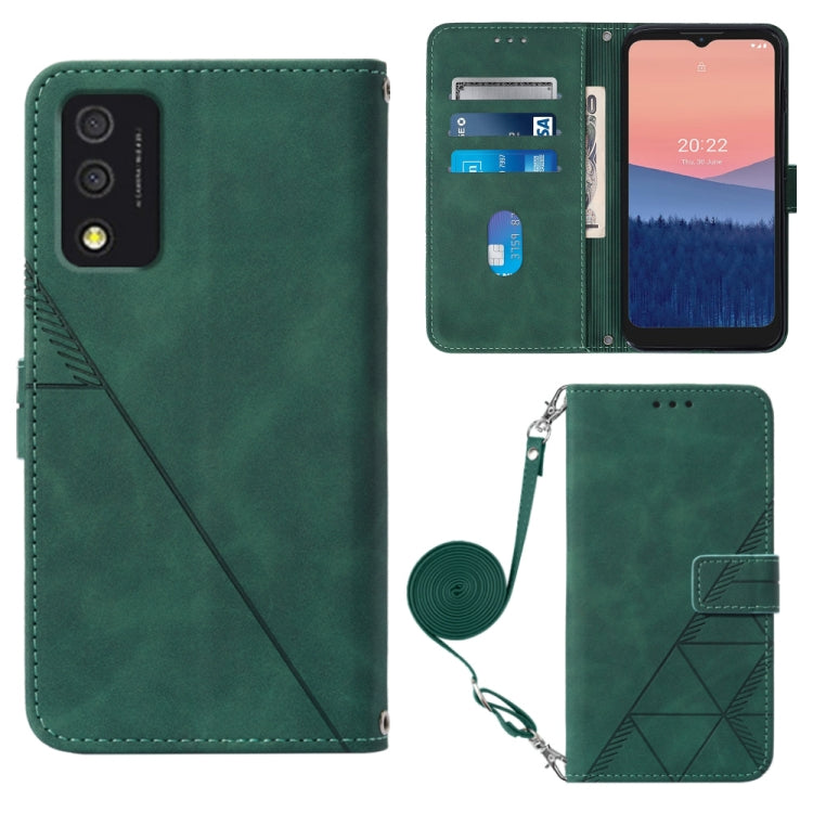 For TCL 30T T603DL Crossbody 3D Embossed Flip Leather Phone Case