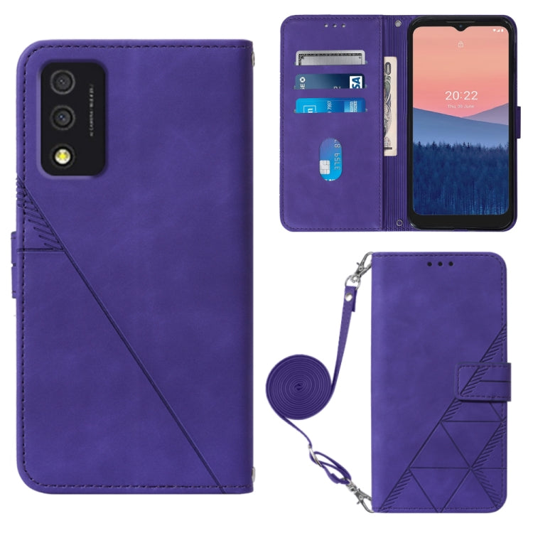 For TCL 30T T603DL Crossbody 3D Embossed Flip Leather Phone Case
