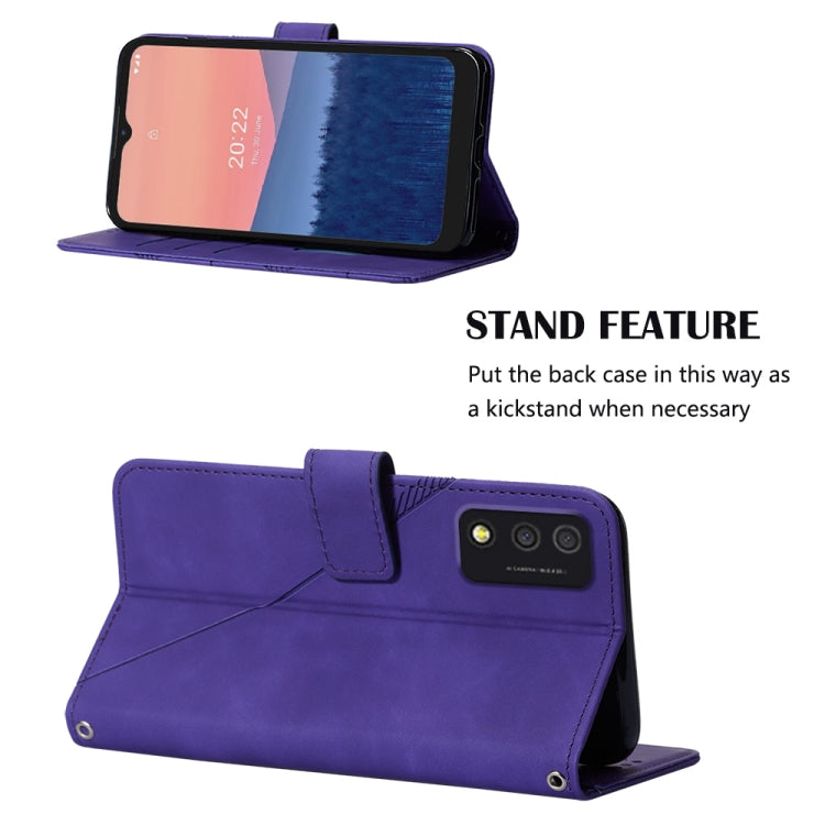 For TCL 30T T603DL Crossbody 3D Embossed Flip Leather Phone Case