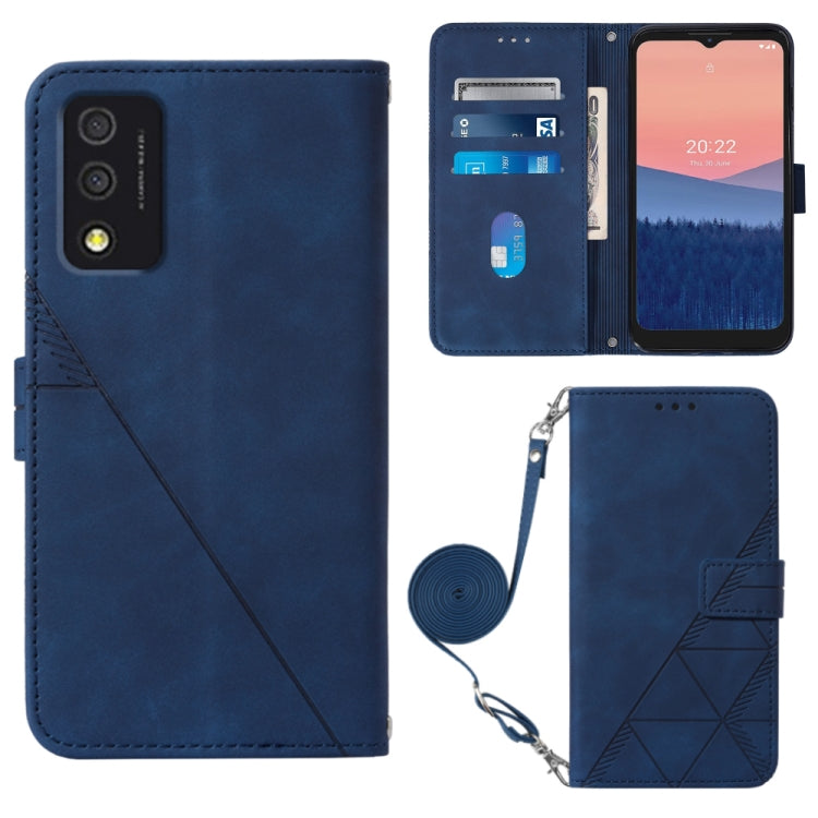 For TCL 30T T603DL Crossbody 3D Embossed Flip Leather Phone Case