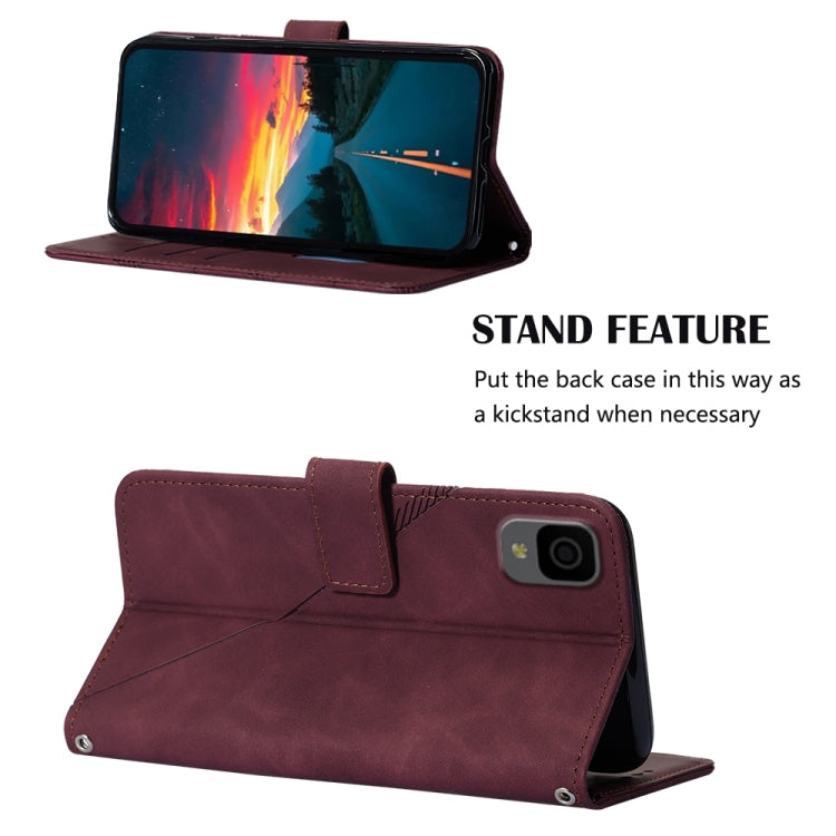 For TCL 30Z T602DL Crossbody 3D Embossed Flip Leather Phone Case