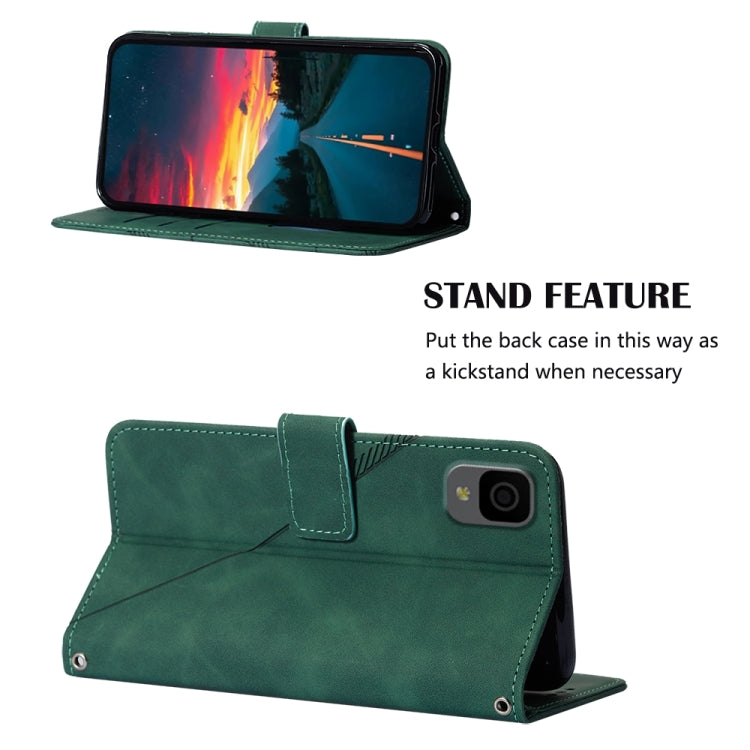 For TCL 30Z T602DL Crossbody 3D Embossed Flip Leather Phone Case