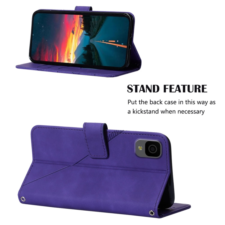 For TCL 30Z T602DL Crossbody 3D Embossed Flip Leather Phone Case