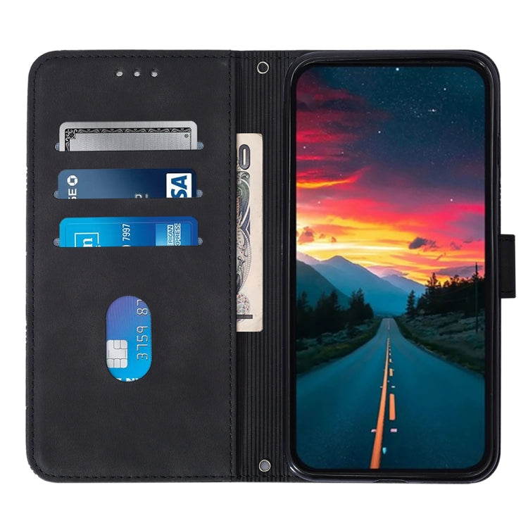 For TCL 30Z T602DL Crossbody 3D Embossed Flip Leather Phone Case
