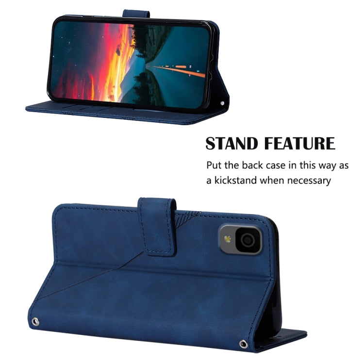 For TCL 30Z T602DL Crossbody 3D Embossed Flip Leather Phone Case