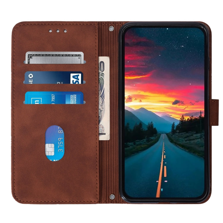 For TCL 30Z T602DL Crossbody 3D Embossed Flip Leather Phone Case