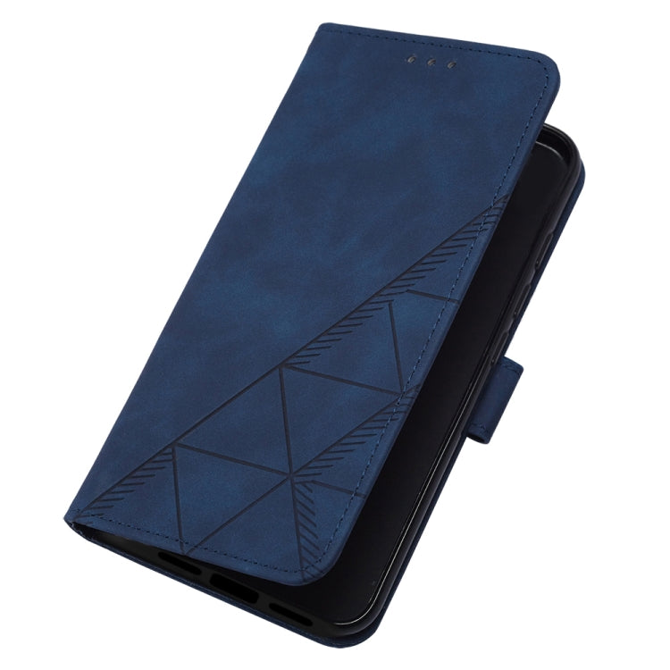 TCL 305i With fingerprint Crossbody 3D Embossed Flip Leather Phone Case