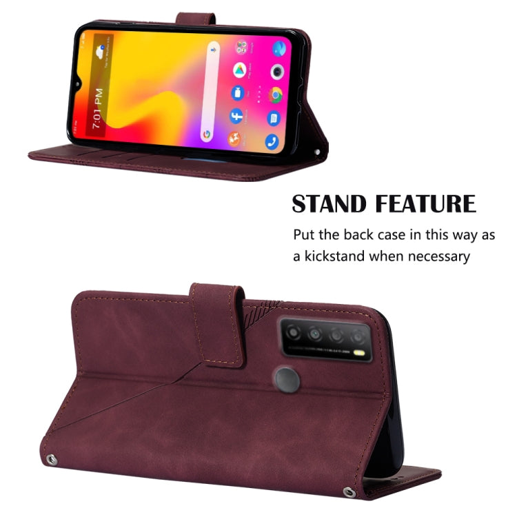 For TCL 30XL T701DL Crossbody 3D Embossed Flip Leather Phone Case