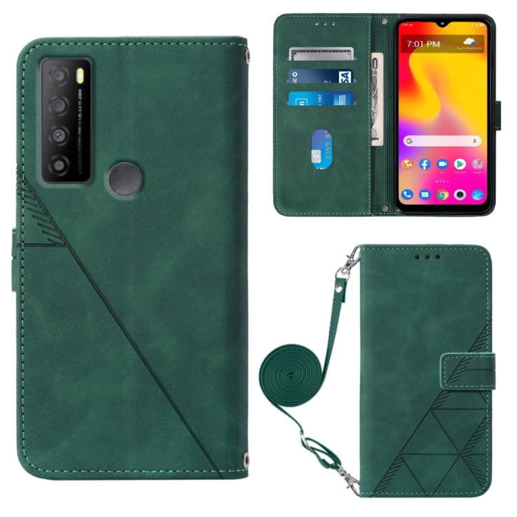 For TCL 30XL T701DL Crossbody 3D Embossed Flip Leather Phone Case
