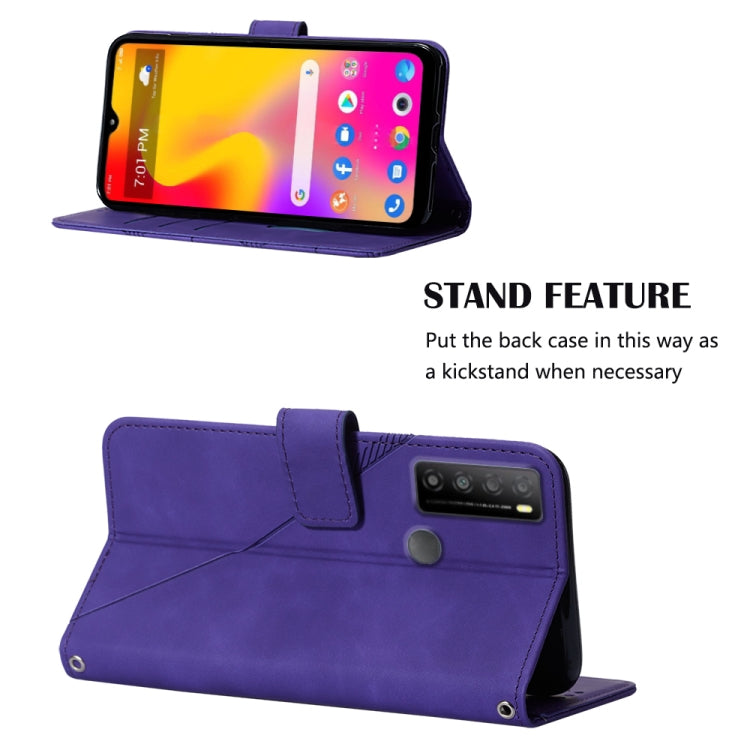 For TCL 30XL T701DL Crossbody 3D Embossed Flip Leather Phone Case