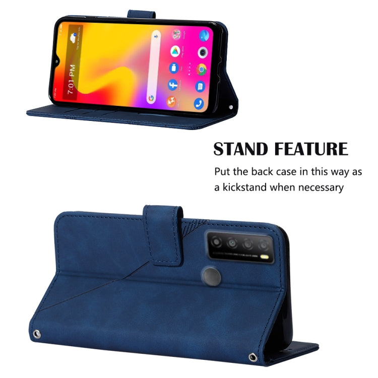 For TCL 30XL T701DL Crossbody 3D Embossed Flip Leather Phone Case