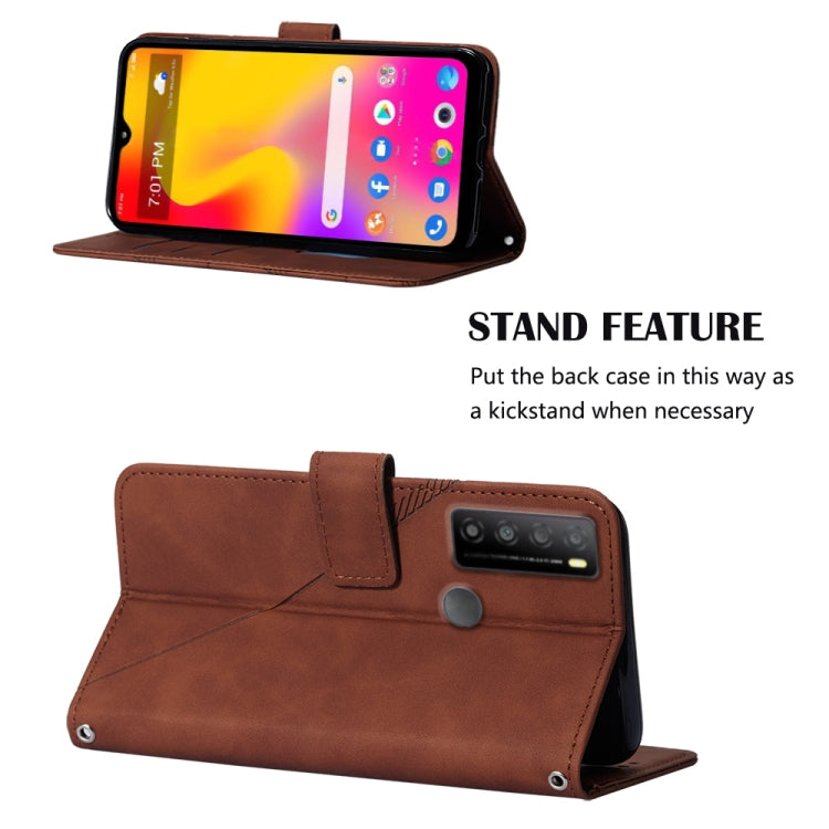 For TCL 30XL T701DL Crossbody 3D Embossed Flip Leather Phone Case