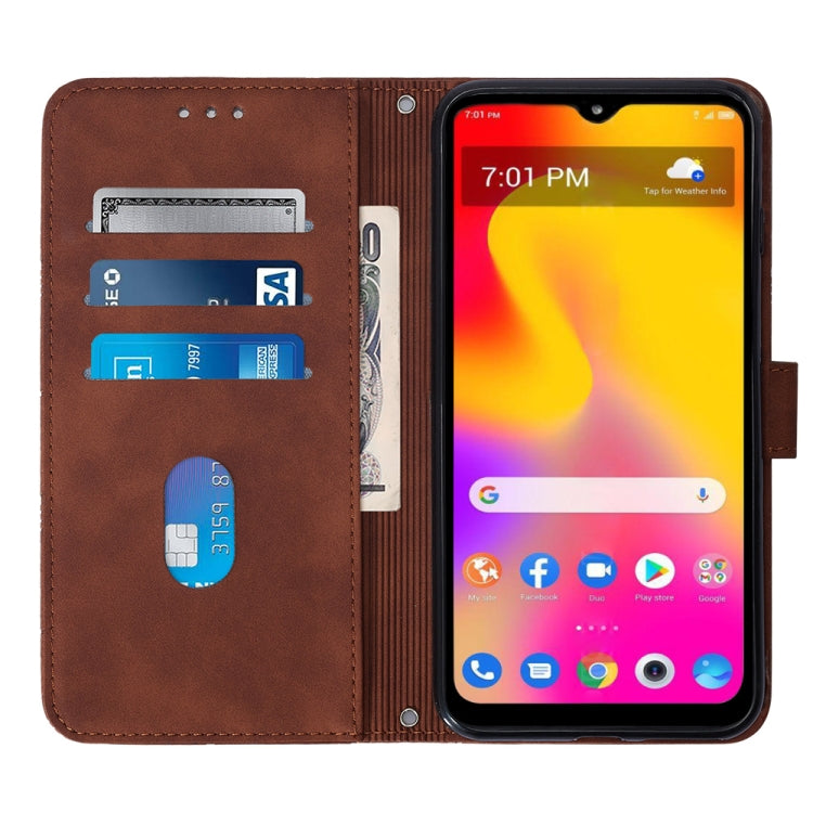 For TCL 30XL T701DL Crossbody 3D Embossed Flip Leather Phone Case
