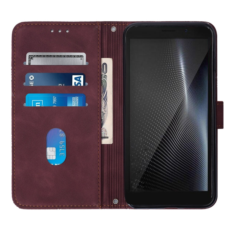 For Cubot Pocket Crossbody 3D Embossed Flip Leather Phone Case