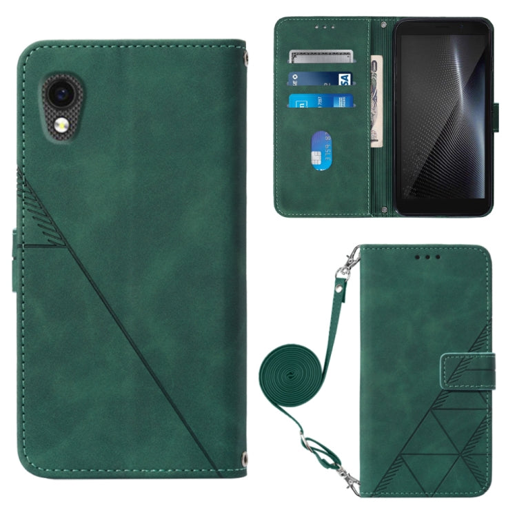 For Cubot Pocket Crossbody 3D Embossed Flip Leather Phone Case