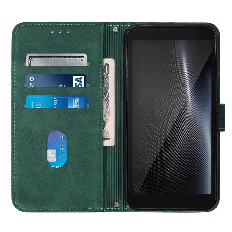 For Cubot Pocket Crossbody 3D Embossed Flip Leather Phone Case