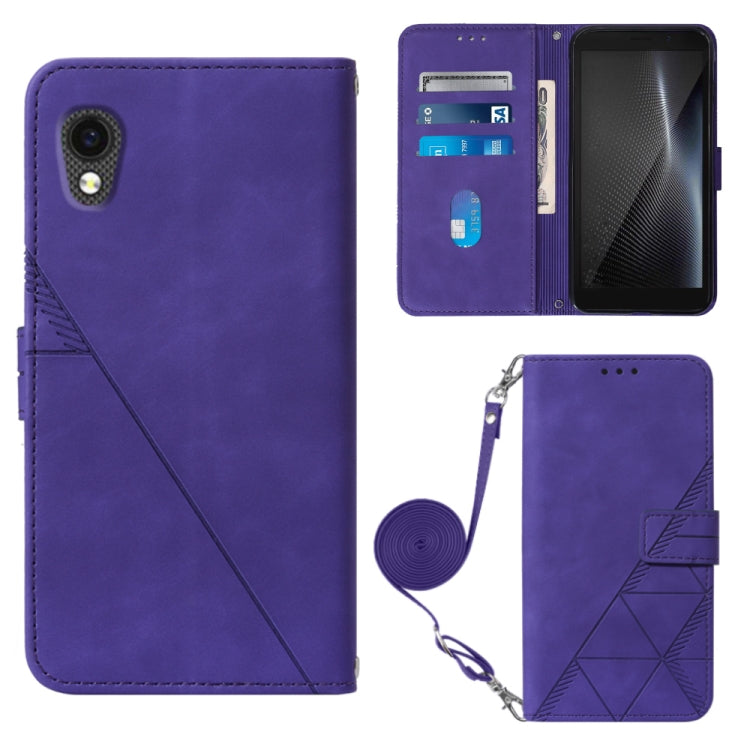 For Cubot Pocket Crossbody 3D Embossed Flip Leather Phone Case