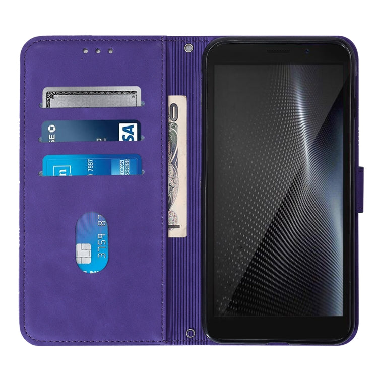 For Cubot Pocket Crossbody 3D Embossed Flip Leather Phone Case
