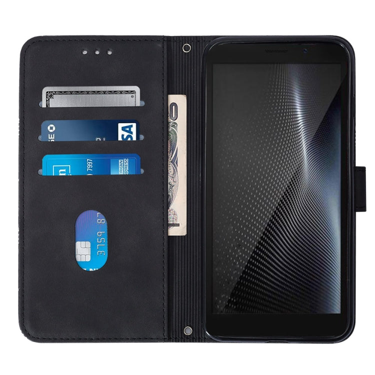 For Cubot Pocket Crossbody 3D Embossed Flip Leather Phone Case
