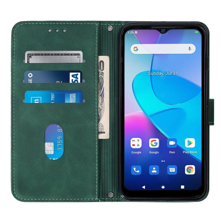 For Oukitel C31 Crossbody 3D Embossed Flip Leather Phone Case