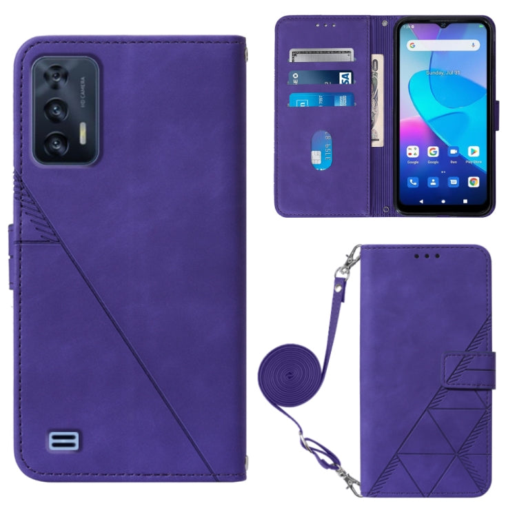 For Oukitel C31 Crossbody 3D Embossed Flip Leather Phone Case