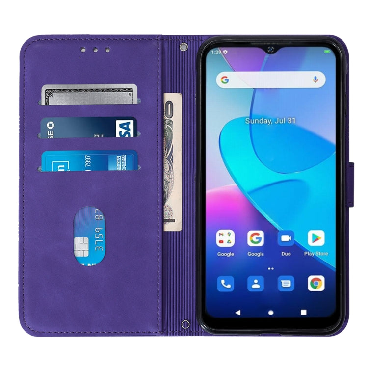 For Oukitel C31 Crossbody 3D Embossed Flip Leather Phone Case