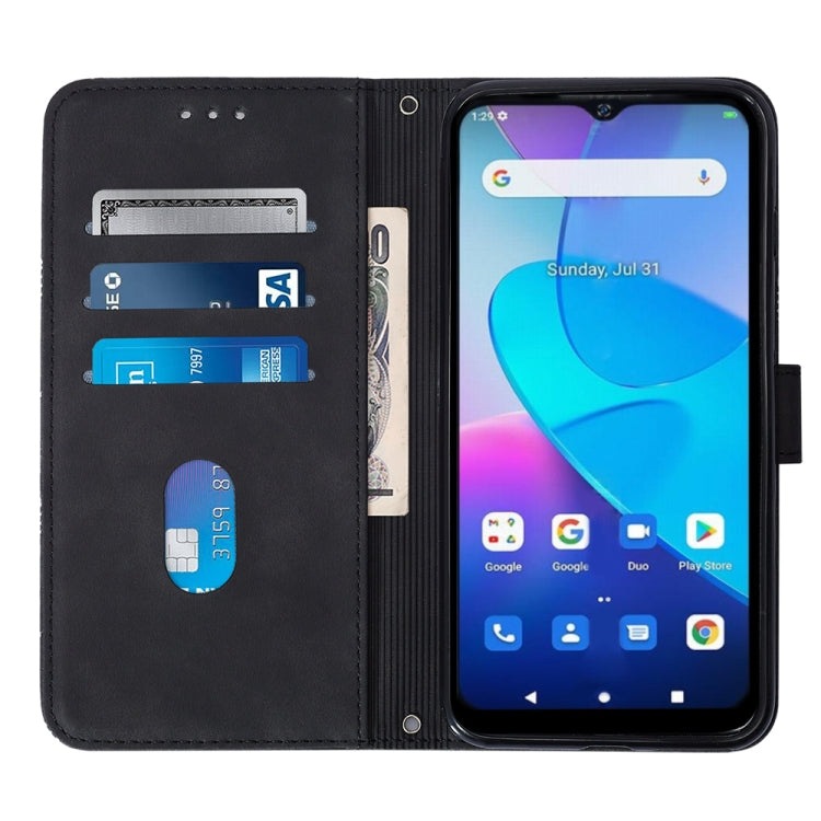 For Oukitel C31 Crossbody 3D Embossed Flip Leather Phone Case