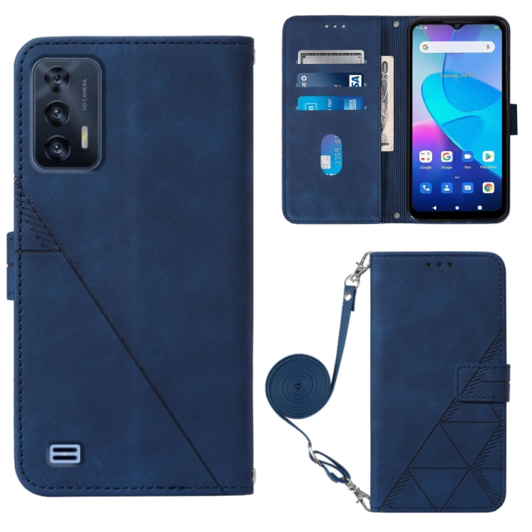 For Oukitel C31 Crossbody 3D Embossed Flip Leather Phone Case